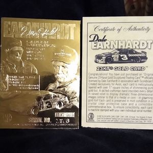 1996 Dale Earnhardt 23k trading card